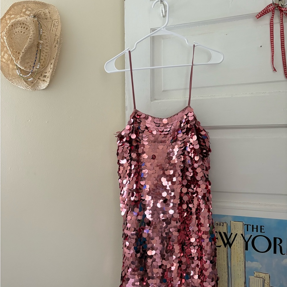 A New Day Blush Sequin Dress